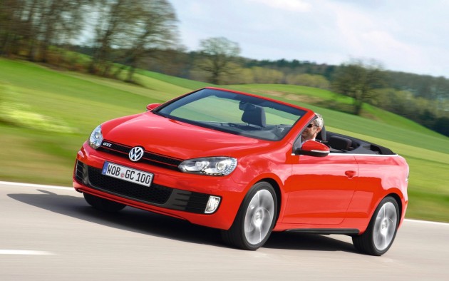 The Volkswagen Golf GTI Cabriolet made its motor show debut earlier this