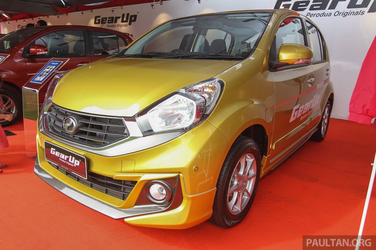 Perodua Myvi GearUp accessories - details and prices