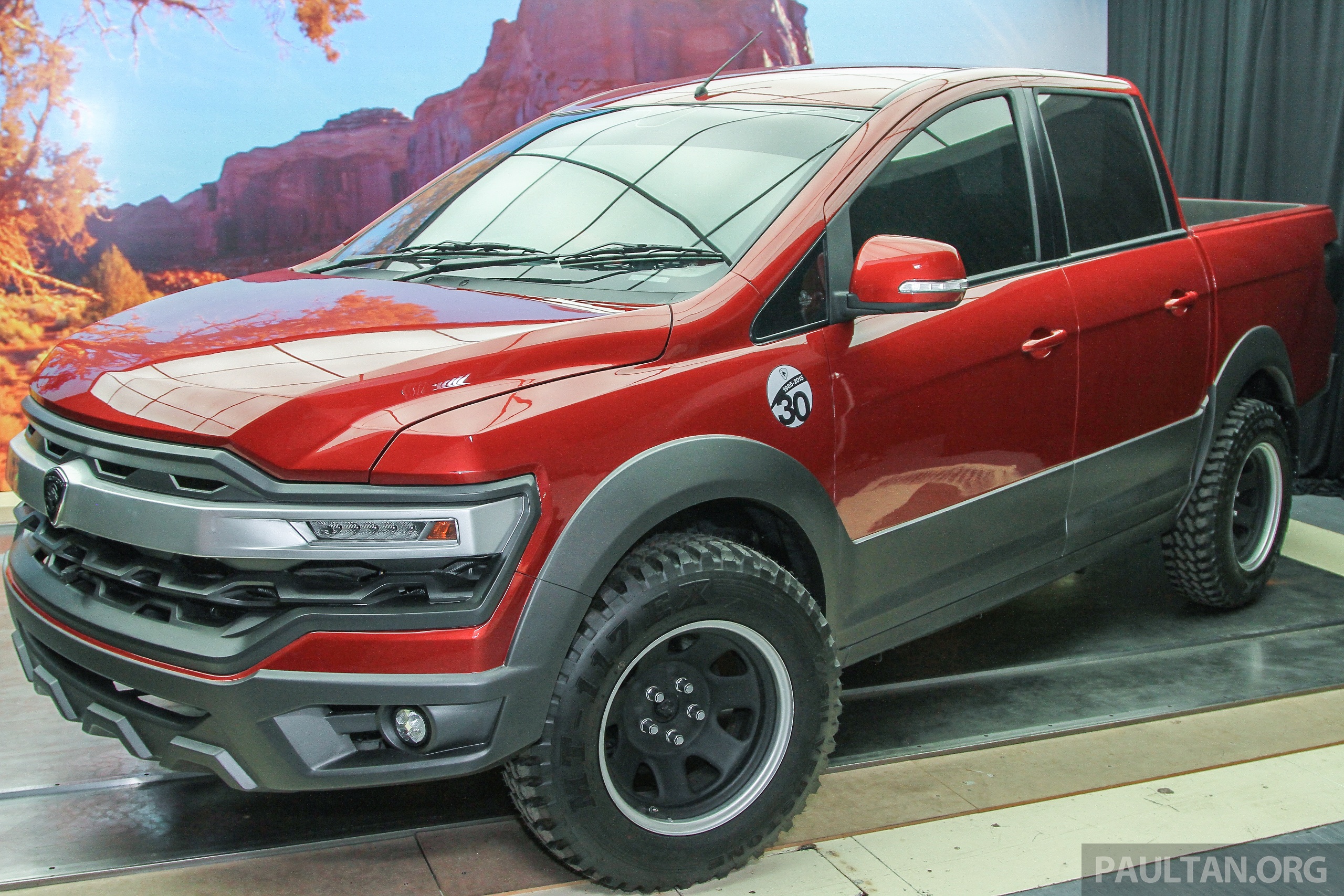 proton pick up concept debuts an exora based truck
