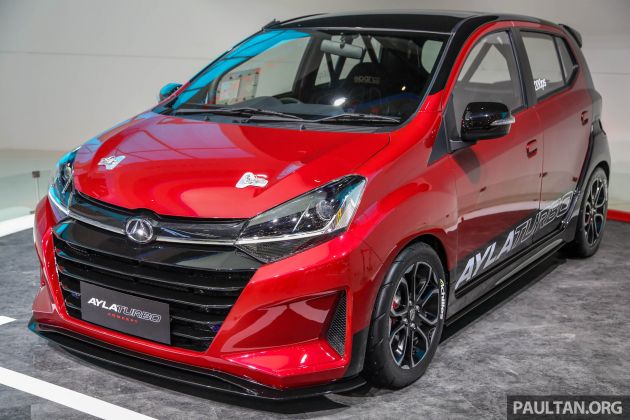 GIIAS 2018: Daihatsu Ayla Turbo concept, 200 hp Axia 