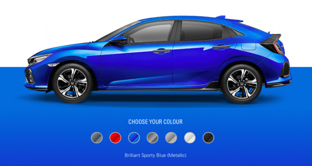 2019 Honda Civic Hatchback To Get Brilliant Sporty Blue Metallic