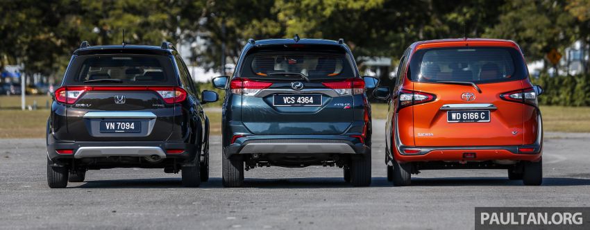 Perodua Aruz Compare Honda Brv - Gambar ABC