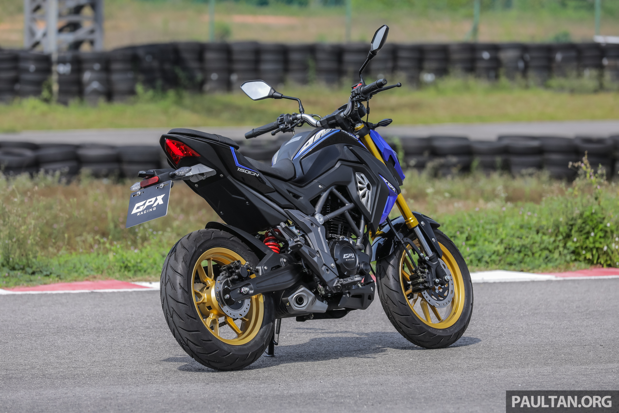 VIDEO: GPX Racing Demon 150GR and 150GN - 150 cc, 14″ wheels, from ...