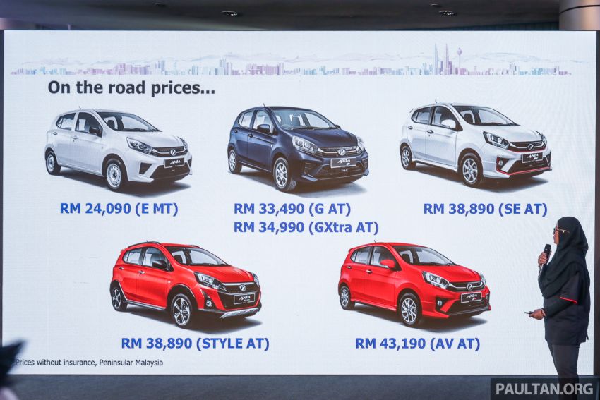2019 Perodua Axia launched – 6 variants, new SUV-inspired 