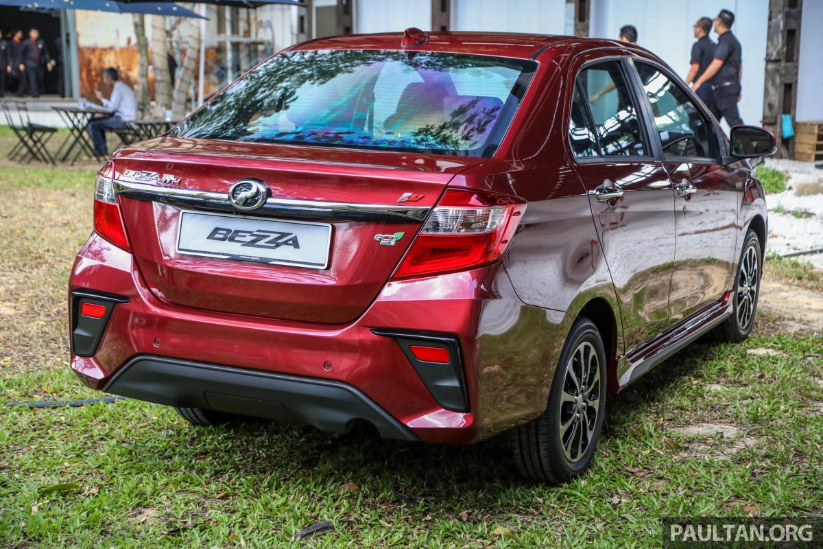 Perodua Bezza Facelift - Contoh Tiup