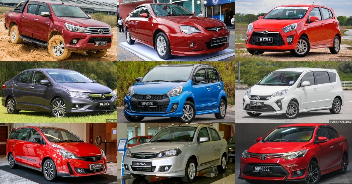 The top 10 bestselling cars in Malaysia, 20102019  paultan.org