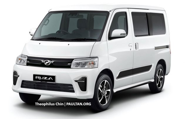 Perodua Ruza van – Daihatsu Gran Max-based render – Tech Rush