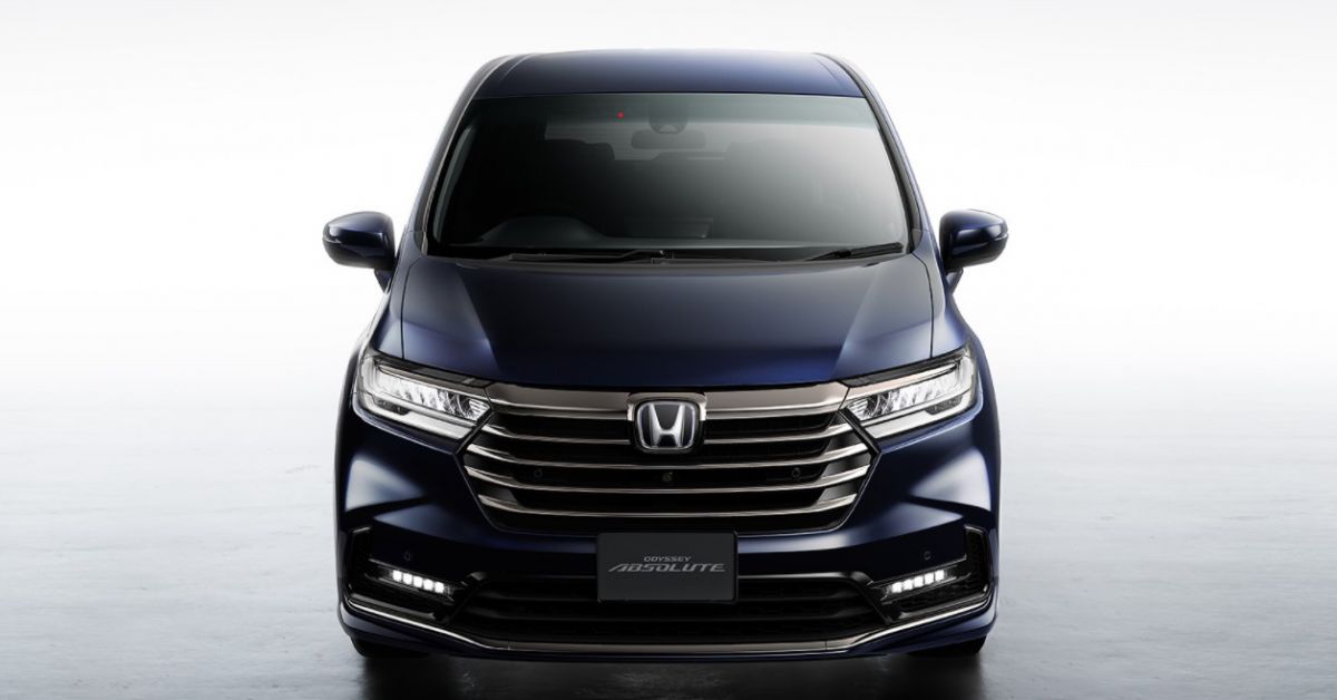 2020 Honda Odyssey facelift previewed for Japan eHEV hybrid, gesture control powered sliding